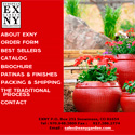EXNY Garden Alison Bierhoff Ceramic Garden Pots