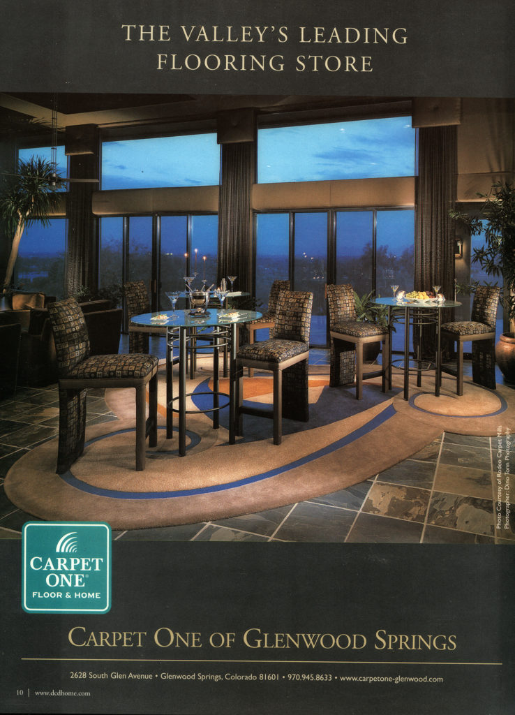 Carpet One Glenwood Springs Magazine Ad